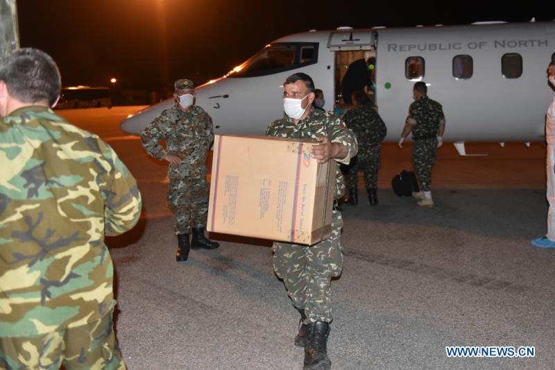 NORTH MACEDONIA-SKOPJE-COVID-19-CHINA-AID