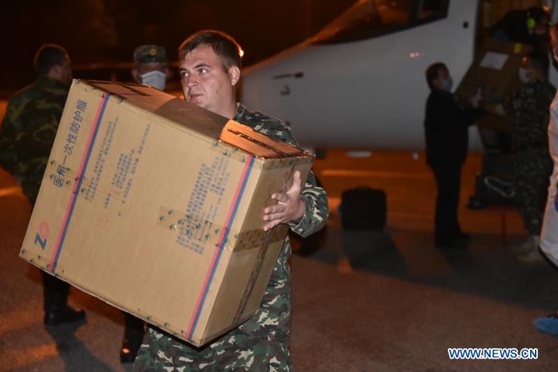 NORTH MACEDONIA-SKOPJE-COVID-19-CHINA-AID