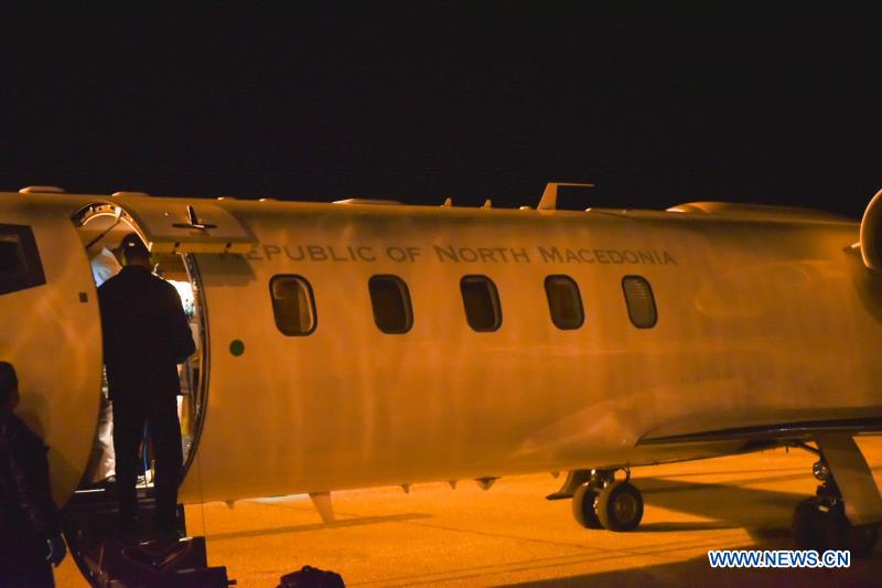 NORTH MACEDONIA-SKOPJE-COVID-19-CHINA-AID