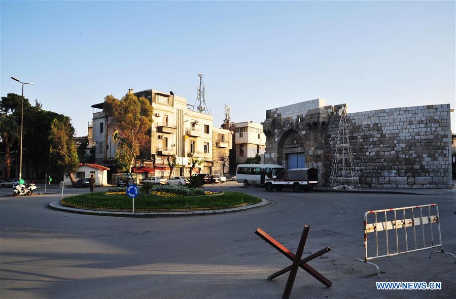 SYRIA-DAMASCUS-COVID19