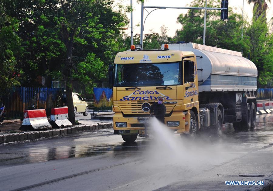 SYRIA-DAMASCUS-COVID19