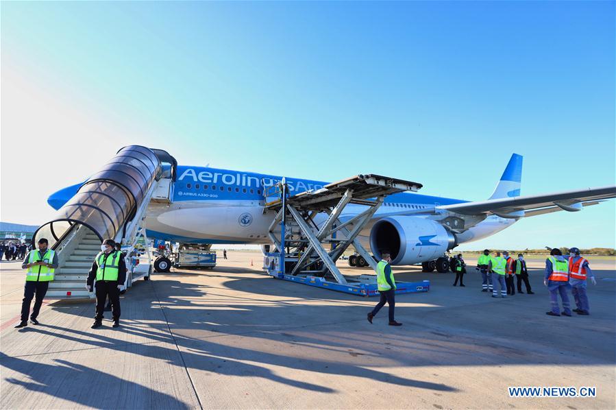 ARGENTINA-BUENOS AIRES-COVID-19-FLIGHT-CHINA-MEDICAL SUPPLIES