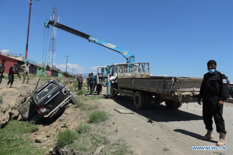 (SPOT NEWS)AFGHANISTAN-KHOST-CAR BOMB-ATTACK