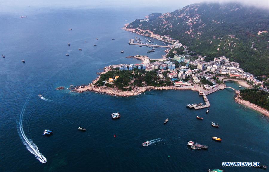 CHINA-GUANGDONG-WAILINGDING ISLAND-AERIAL VIEW (CN)