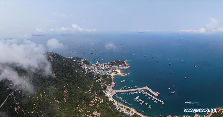 CHINA-GUANGDONG-WAILINGDING ISLAND-AERIAL VIEW (CN)