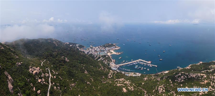 CHINA-GUANGDONG-WAILINGDING ISLAND-AERIAL VIEW (CN)