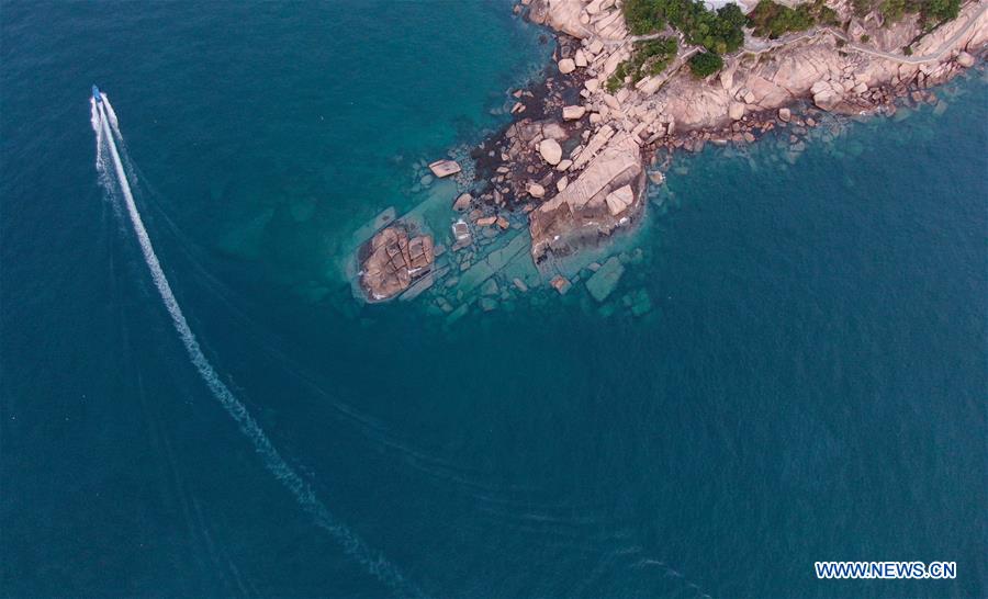 CHINA-GUANGDONG-WAILINGDING ISLAND-AERIAL VIEW (CN)