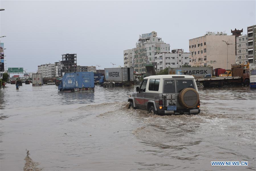 YEMEN-ADEN-HEAVY RAIN