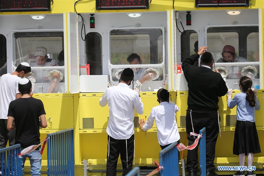 MIDEAST-JERUSALEM-COVID-19-TEST