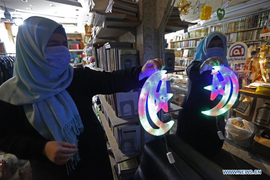 LEBANON-BEIRUT-COVID-19-RAMADAN-DECORATIONS
