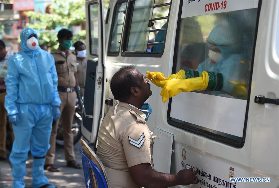 INDIA-CHENNAI-CORONAVIRUS-TEST