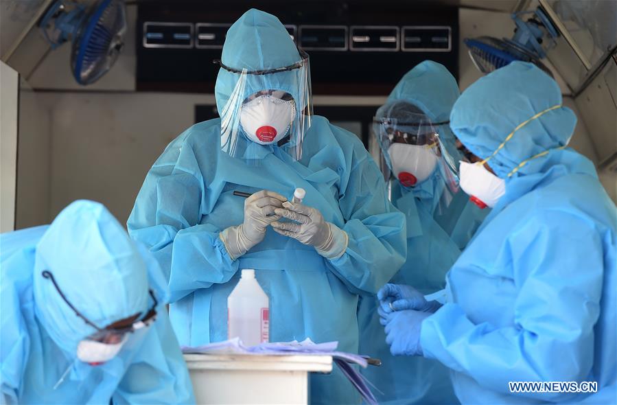 INDIA-CHENNAI-CORONAVIRUS-TEST