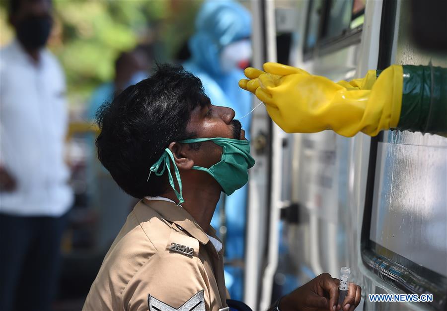 INDIA-CHENNAI-CORONAVIRUS-TEST
