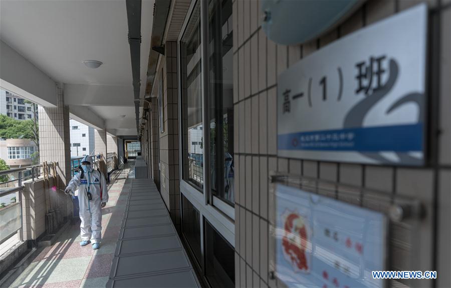 CHINA-HUBEI-WUHAN-SCHOOL-REOPENING-PREPARATION (CN)