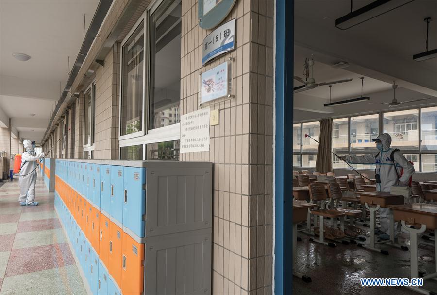 CHINA-HUBEI-WUHAN-SCHOOL-REOPENING-PREPARATION (CN)