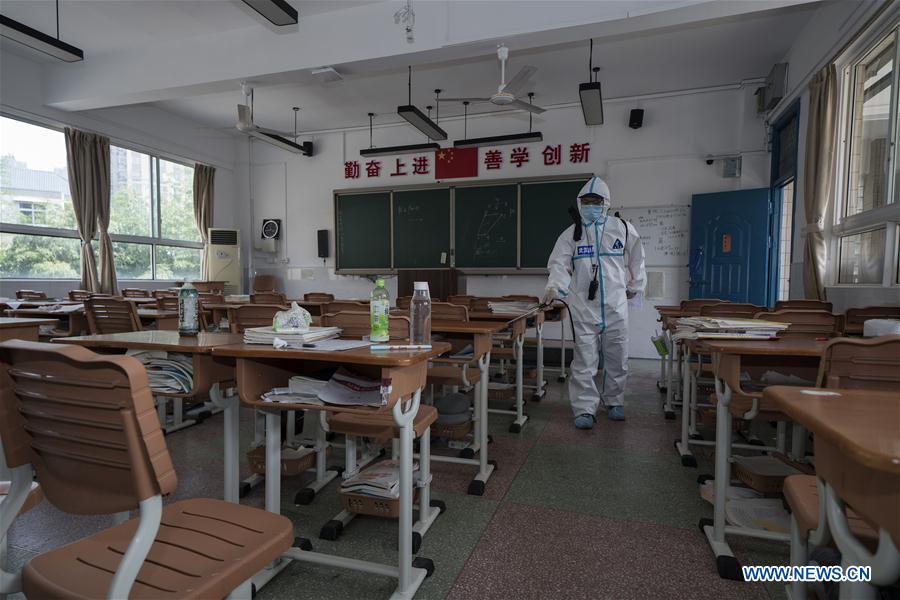 CHINA-HUBEI-WUHAN-SCHOOL-REOPENING-PREPARATION (CN)