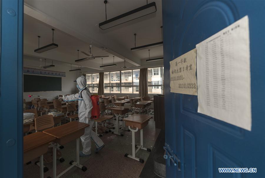 CHINA-HUBEI-WUHAN-SCHOOL-REOPENING-PREPARATION (CN)