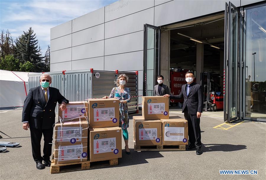 GERMANY-HEIDELBERG-COVID-19-CHINESE AID