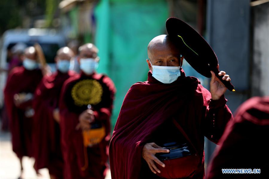 MYANMAR-YANGON-COVID-19