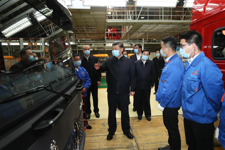 CHINA-SHAANXI-XI'AN-XI JINPING-INSPECTION (CN)