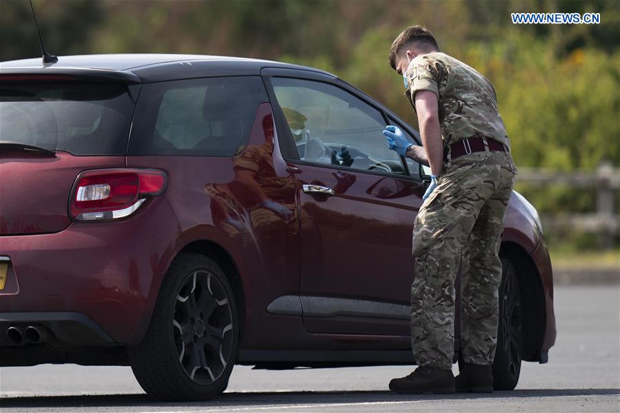 BRITAIN-SOUTHPORT-COVID-19-TESTING FACILITY