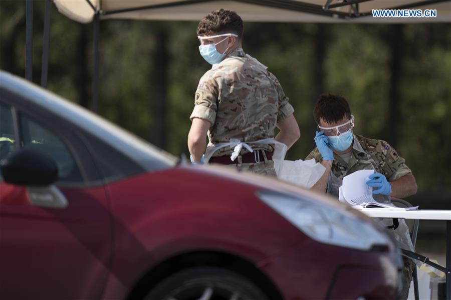 BRITAIN-SOUTHPORT-COVID-19-TESTING FACILITY