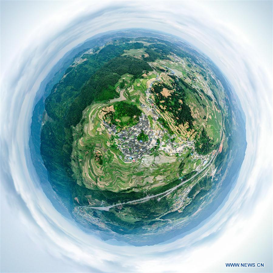 CHINA-GUIZHOU-DANZHAI-TERRACED FIELD-SCENERY (CN)