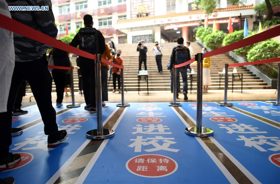 CHINA-GUANGDONG-GUANGZHOU-CAMPUS-EPIDEMIC-PREVENTION (CN)