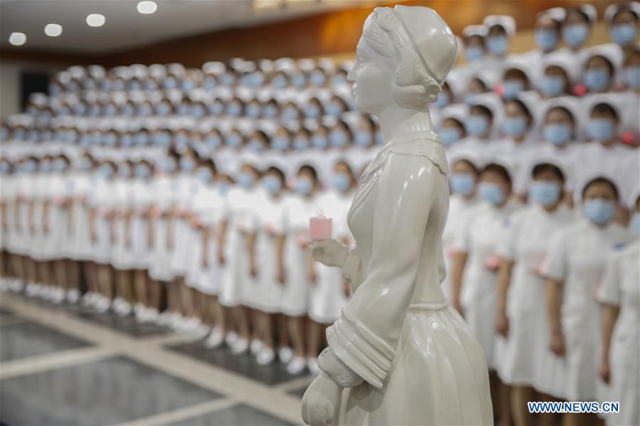 CHINA-BEIJING-HOSPITAL-NURSES-CAPPING CEREMONY (CN)