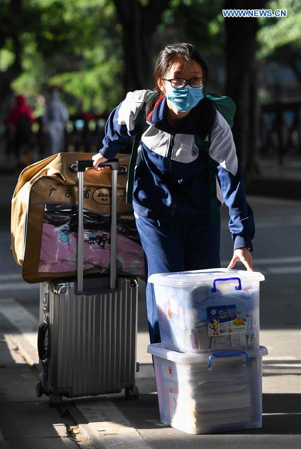 CHINA-GUANGZHOU-COVID-19-SCHOOL-GRADUATING CLASSES-RESUMPTION (CN)