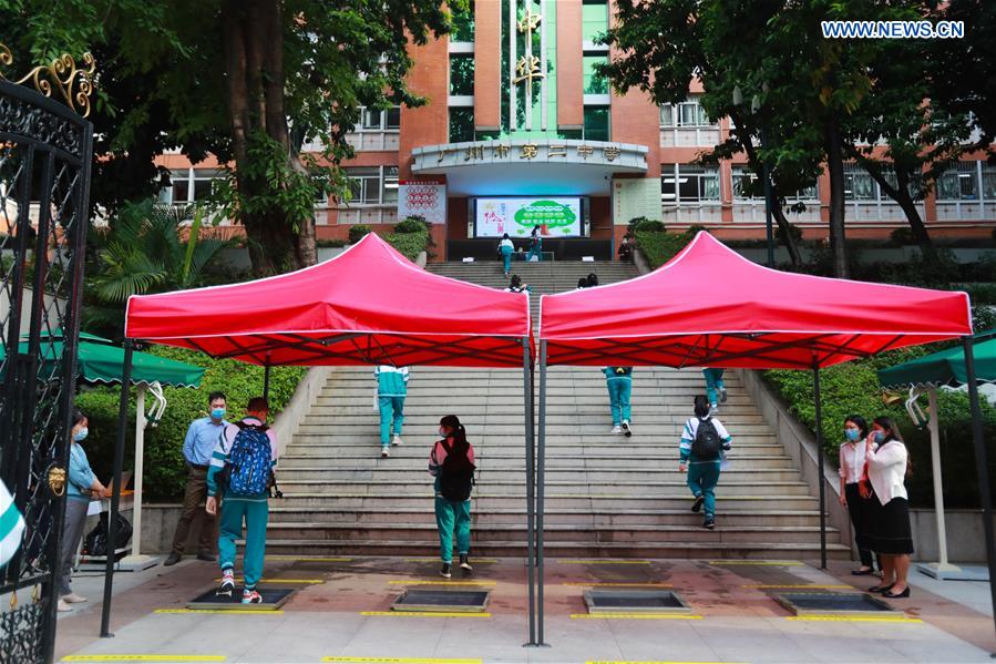 CHINA-GUANGZHOU-COVID-19-SCHOOL-GRADUATING CLASSES-RESUMPTION (CN)