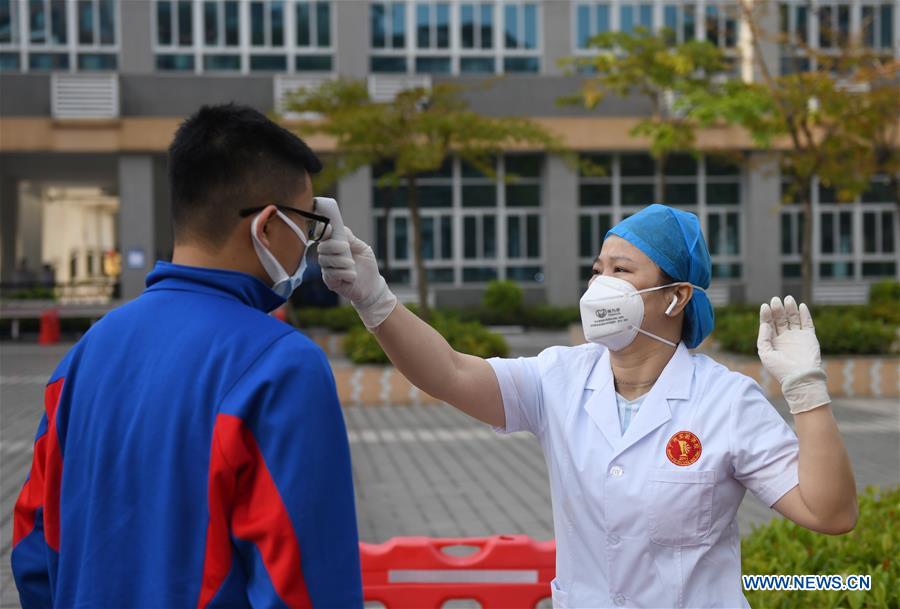 CHINA-GUANGZHOU-COVID-19-SCHOOL-GRADUATING CLASSES-RESUMPTION (CN)