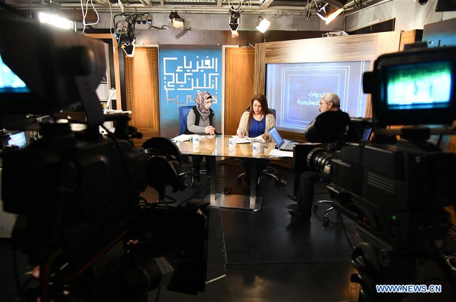 SYRIA-DAMASCUS-EDUCATION-TV