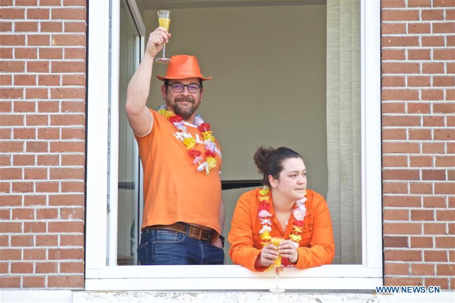 NETHERLANDS-HAARLEM-COVID-19-KING'S DAY