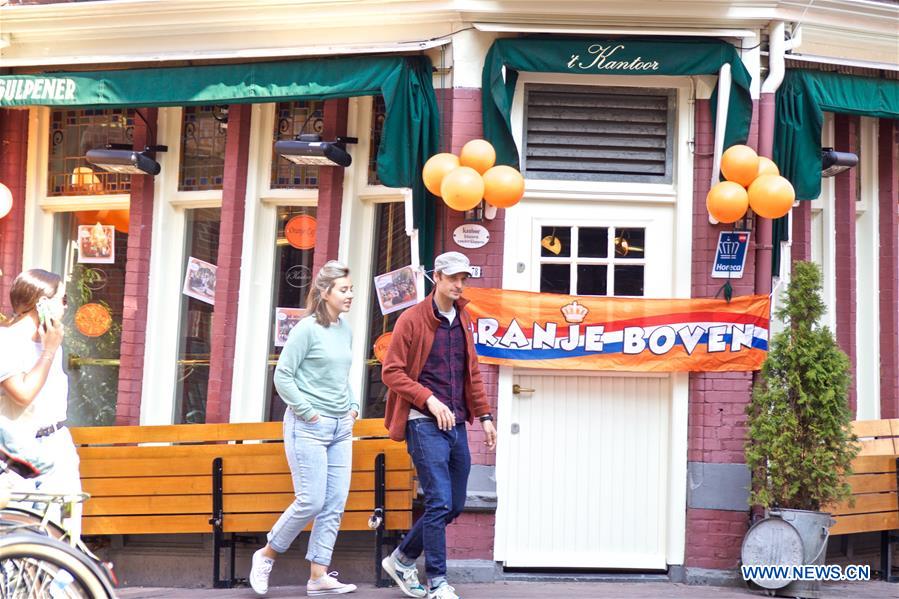 NETHERLANDS-HAARLEM-COVID-19-KING'S DAY