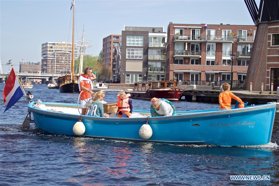 NETHERLANDS-HAARLEM-COVID-19-KING'S DAY