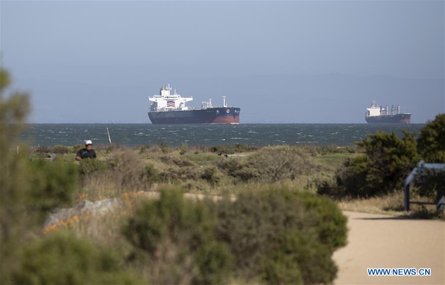U.S.-SAN FRANCISCO-COVID-19-OIL TANKER