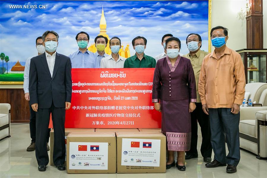 LAOS-VIENTIANE-CHINA-AID-HANDOVER CEREMONY