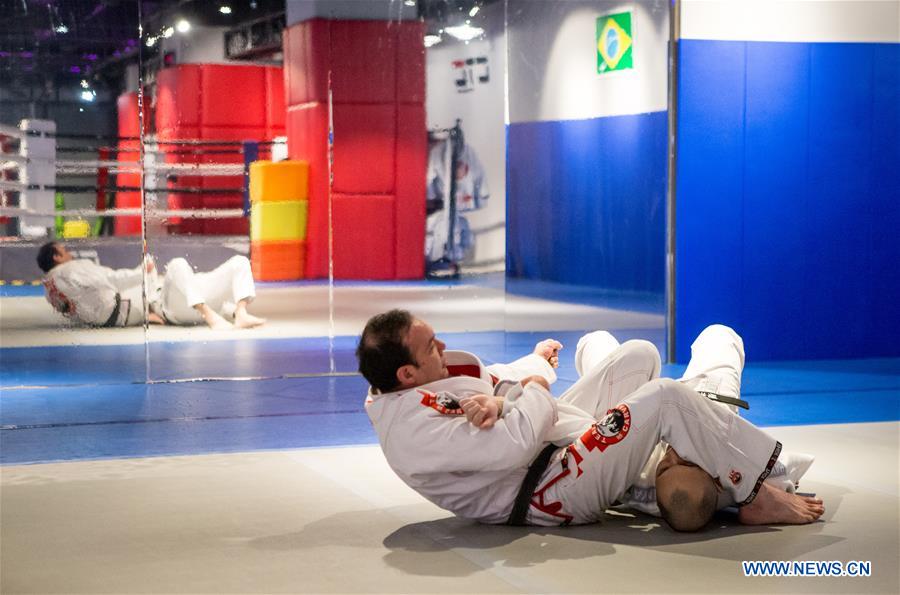 CHINA-BEIJING-BRAZILIAN MARTIAL ARTIST-EPIDEMIC-FIGHT (CN)