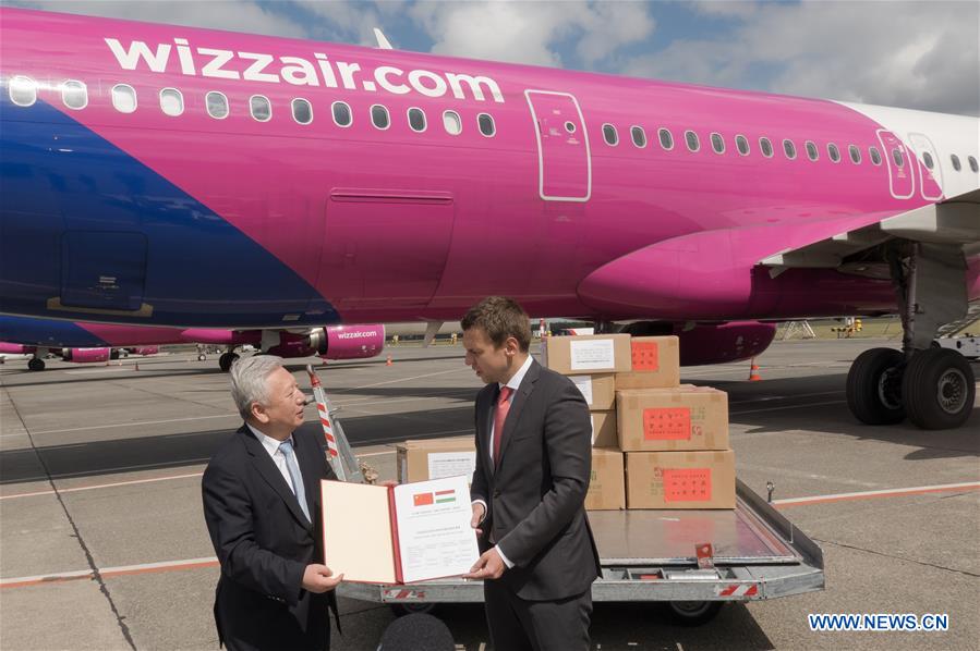 HUNGARY-BUDAPEST-COVID-19-CHINA-MEDICAL SUPPLIES-DONATIONS