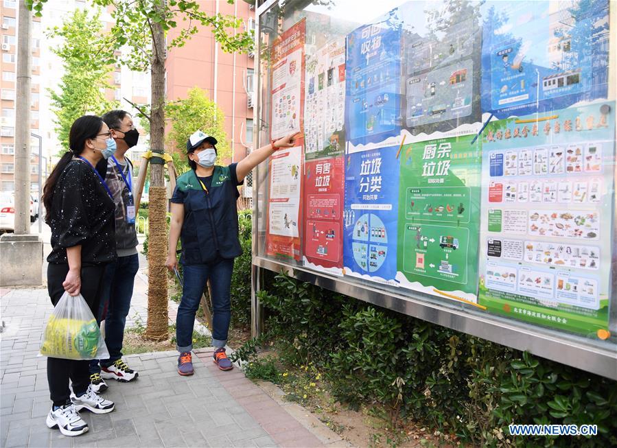 CHINA-BEIJING-GARBAGE SORTING-PUBLICITY (CN)