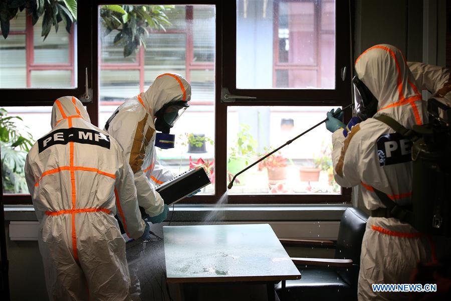 PORTUGAL-LISBON-COVID-19-DISINFECTION