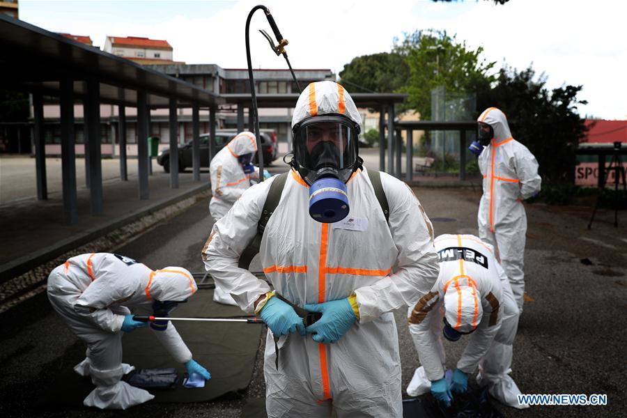 PORTUGAL-LISBON-COVID-19-DISINFECTION