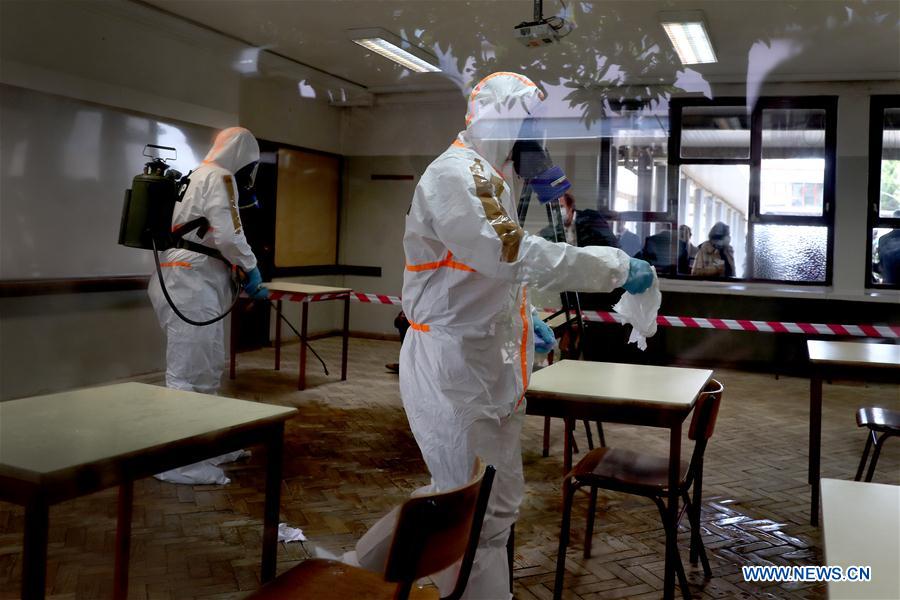 PORTUGAL-LISBON-COVID-19-DISINFECTION