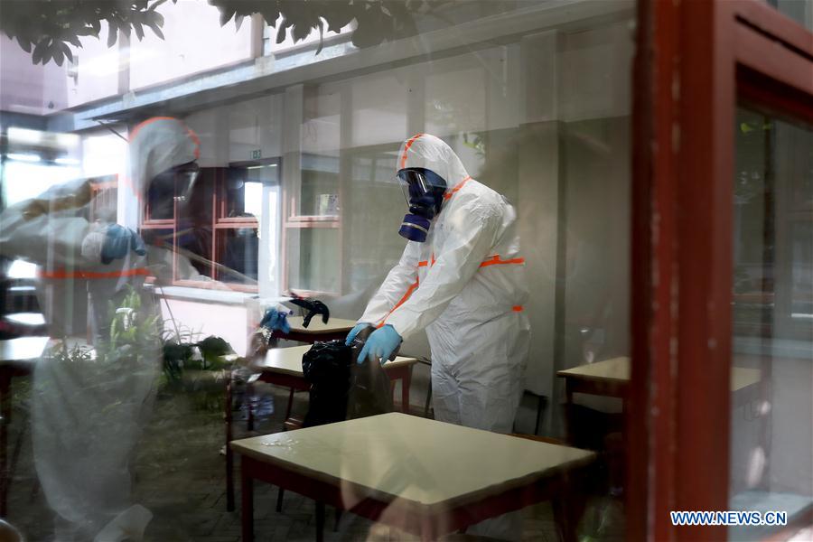 PORTUGAL-LISBON-COVID-19-DISINFECTION