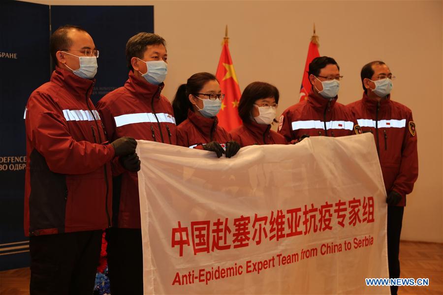 SERBIA-BELGRADE-CHINESE EXPERT-COVID-19-MILITARY MEDAL