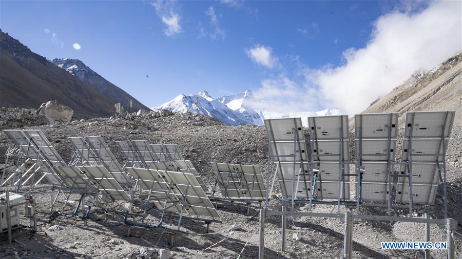 (InTibet)CHINA-TIBET-MOUNT QOMOLANGMA-5G BASE STATION (CN)