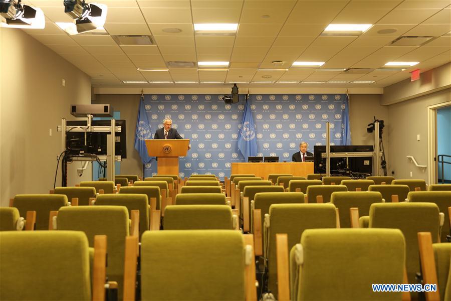 UN-SECRETARY-GENERAL-PRESS CONFERENCE-GLOBAL CEASEFIRE-DEBT MORATORIUM
