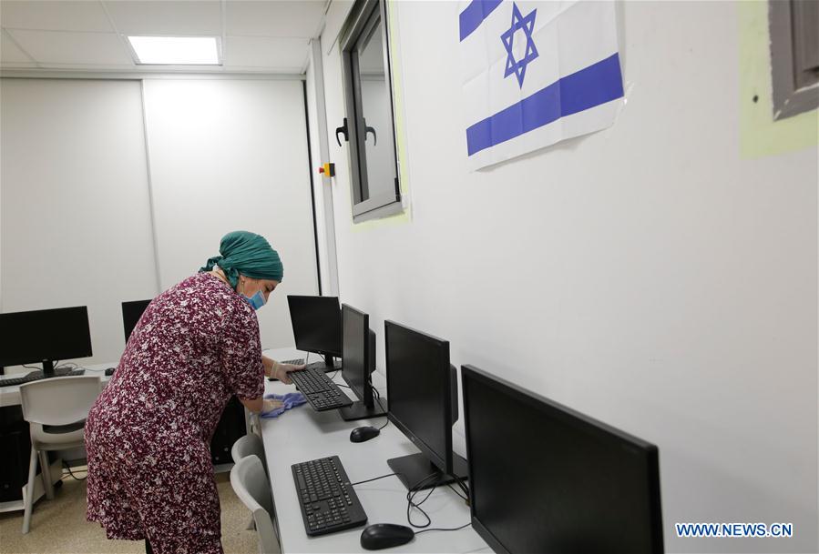 ISRAEL-RISHON LETSIYON-COVID-19-SCHOOL DISINFECTION