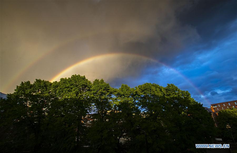 BRITAIN-LONDON-RAINBOW